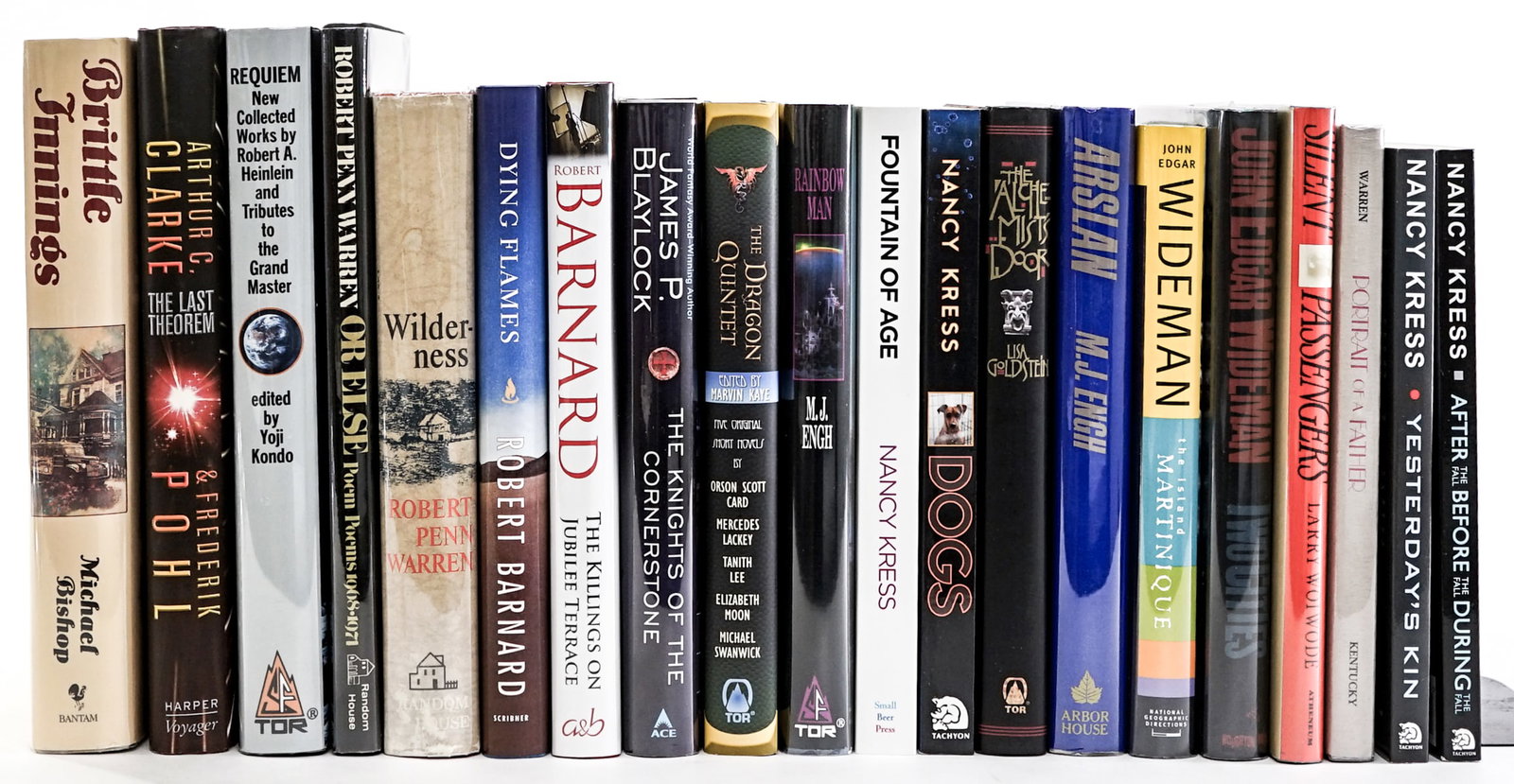 First Editions. Unsigned. (20).: First Editions. Unsigned. (20). Books are in EX+/NM condition. These books are from an odor free and smoke-free home. Book lot measures 17 x 13 x 7 inches for shipping purposes. Signed (Autographed) b