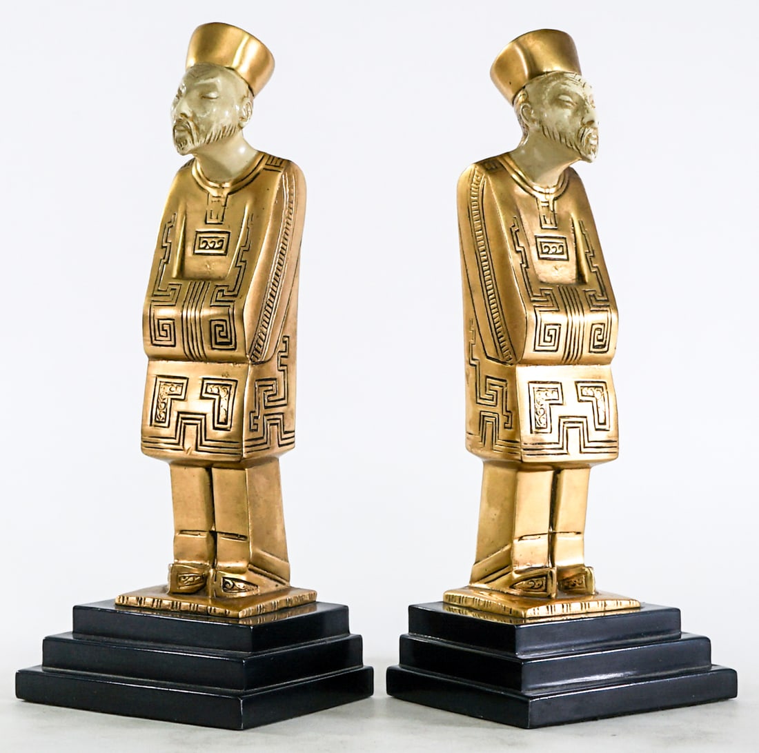 Ronson (Pair) Confucius Bookends (1 of 6)