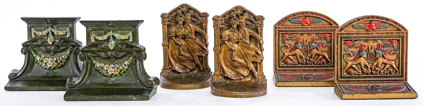 JUDD Co. (3 Pair) Antique Bronze Bookends (1 of 5)
