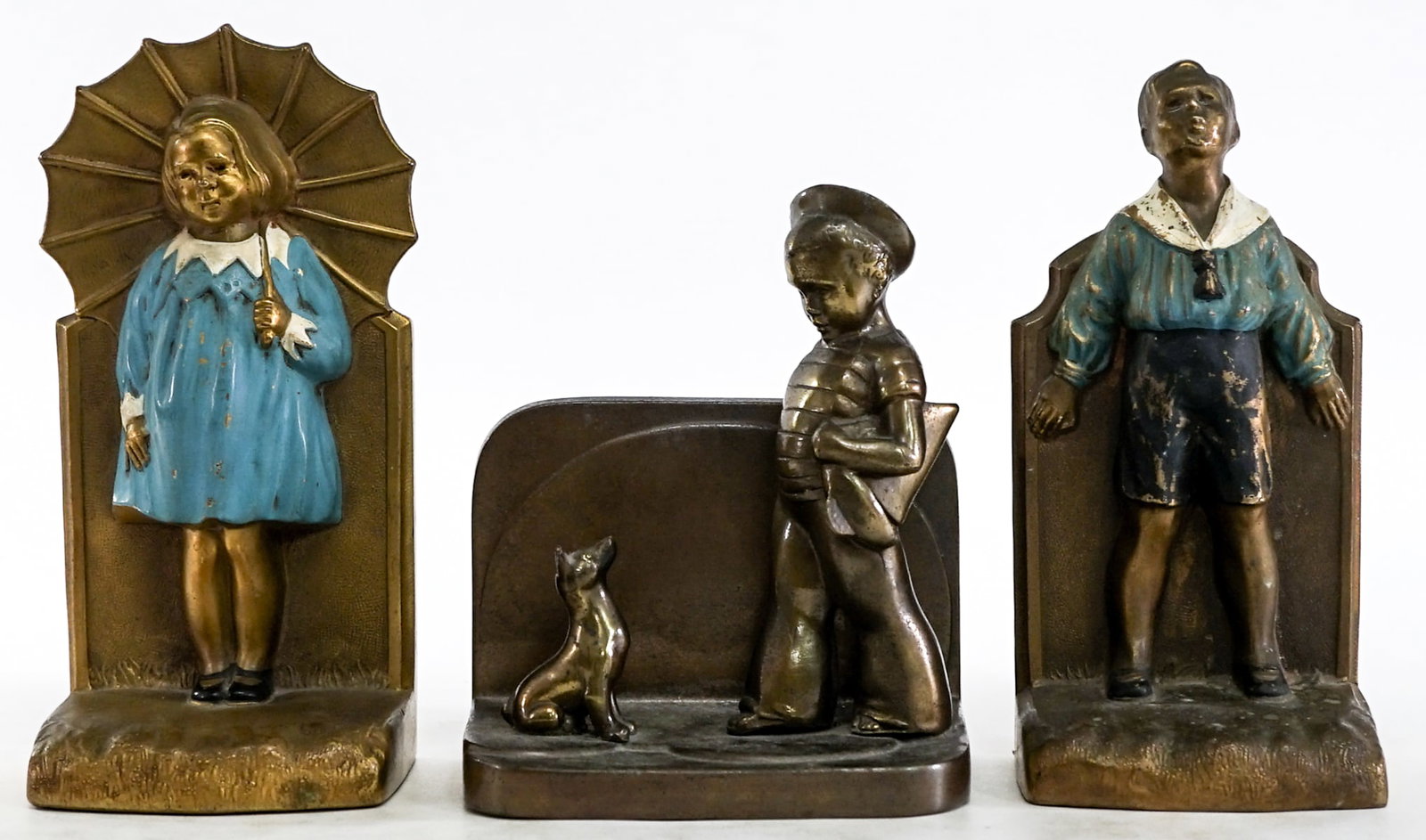 Vintage K & O and Frankart (3) SINGLE Bookends (1 of 5)