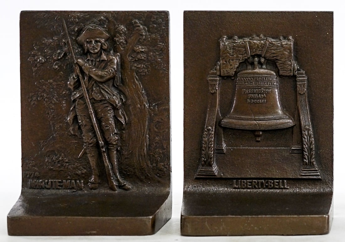 Liberty Bell / Washington (2 Pair) Bookends (1 of 5)