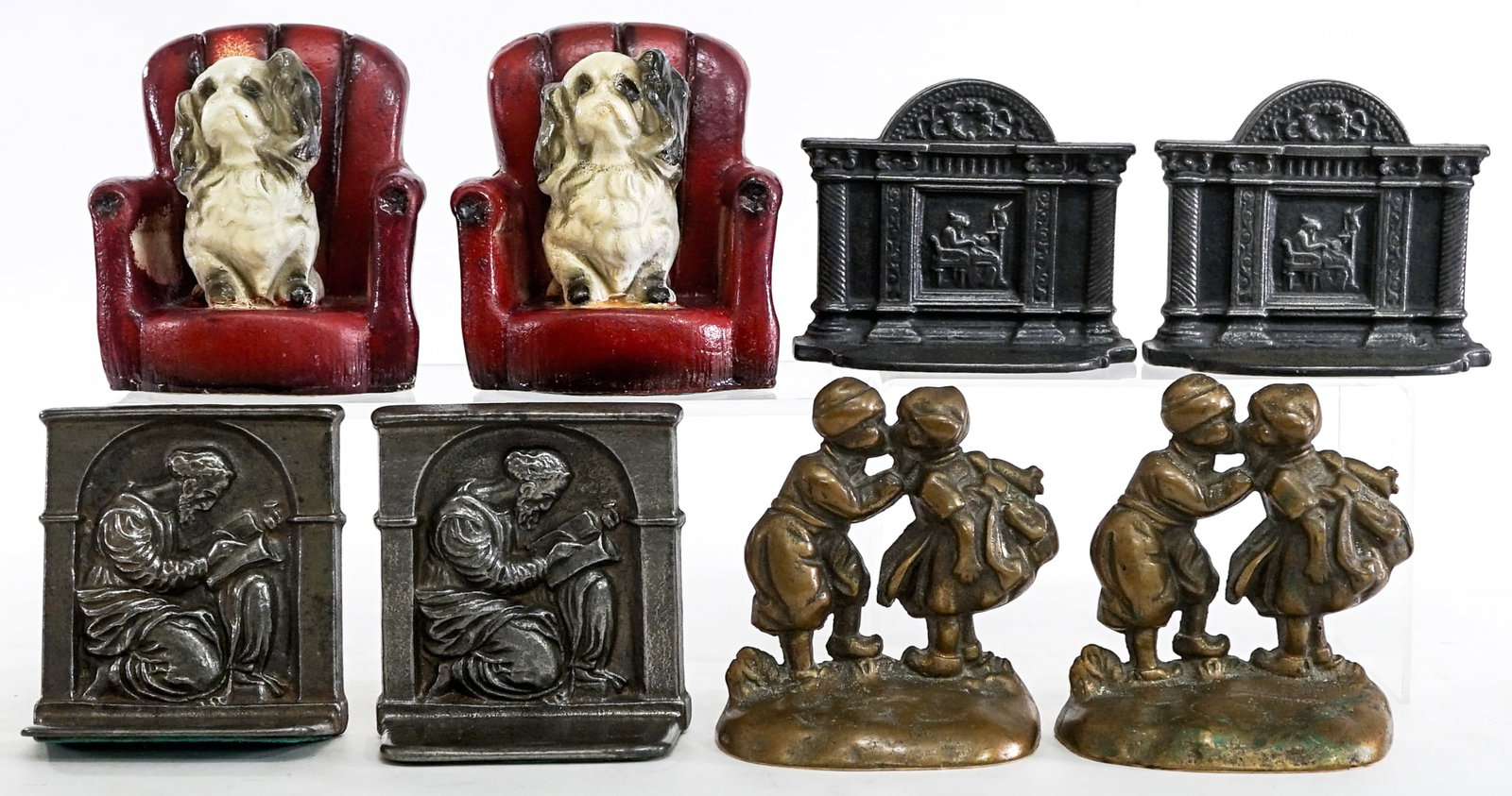 Vintage (4 Pair) Bookends [Hubley; DAL] (1 of 3)