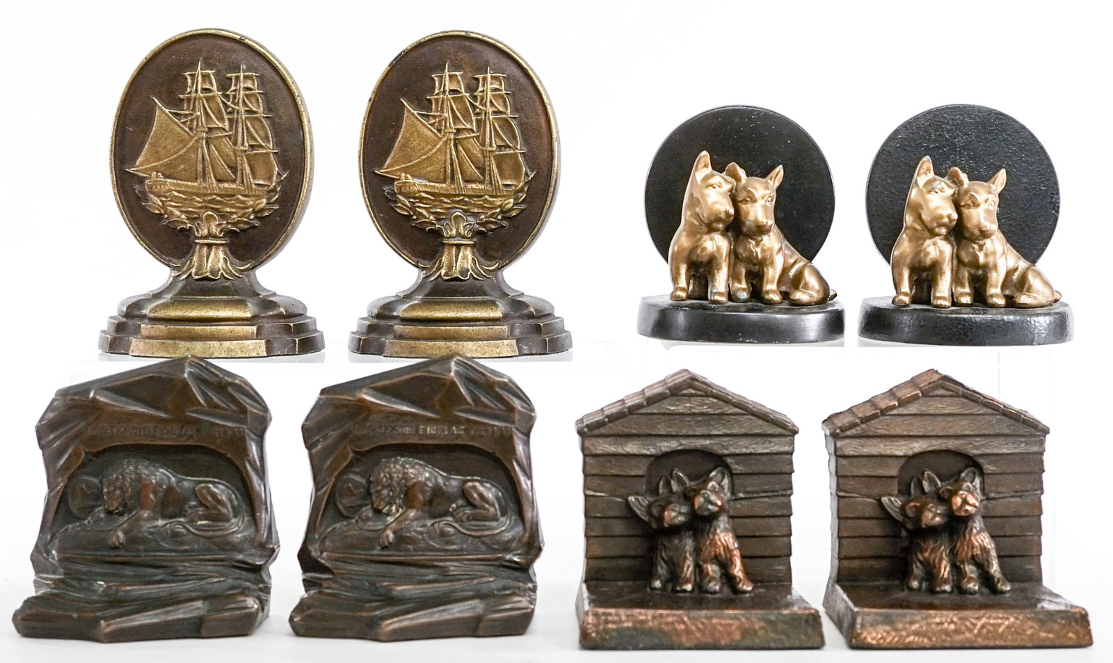 Vintage (4 Pair) Bookends [JB; B&H, Nuart; EMP] (1 of 3)