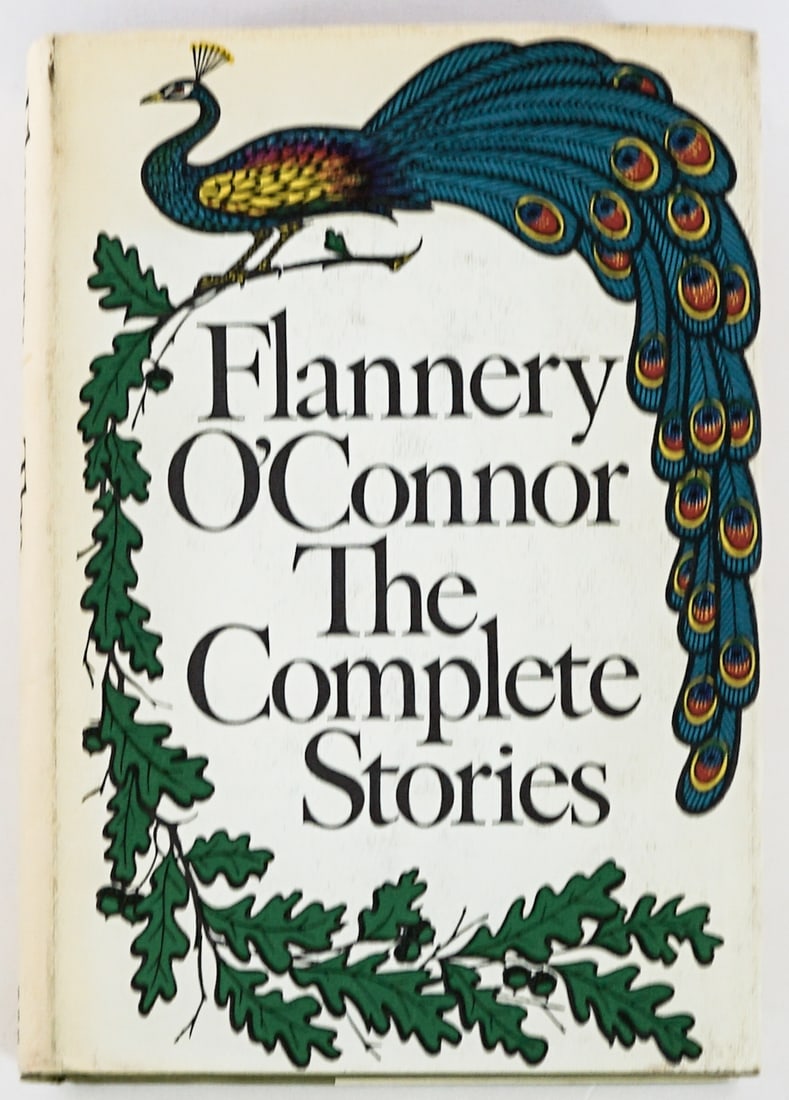 Flannery O'Connor - The Complete Stories 1971 1st: Flannery O' Connor - The Complete Stories. Farrar Straus and Giroux. 1971 RARE 1st printing with unclipped dust jacket. 555 pp. Green cloth covers. Book lot measures 8.5 in. H x 6 in. W x 1.75 in. D f