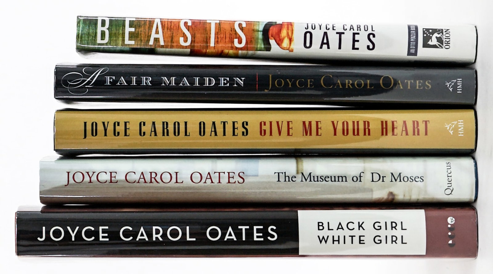 Joyce Carol Oates SIGNED FIRST EDITIONS: All are signed (none are inscribed or personalized). For shipping purposes the lot measures 5 x 9 x 6 inches. Signed (Autographed) book/s and other material not including an LOA or COA offer no warran