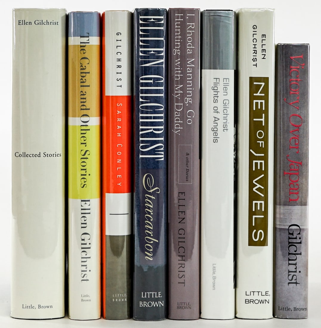 Ellen Gilchrist SIGNED FIRST EDITIONS (8): All are signed (none are inscribed or personalized). For shipping purposes the lot measures 10 x 9 x 7 inches. Signed (Autographed) book/s and other material not including an LOA or COA offer no warra