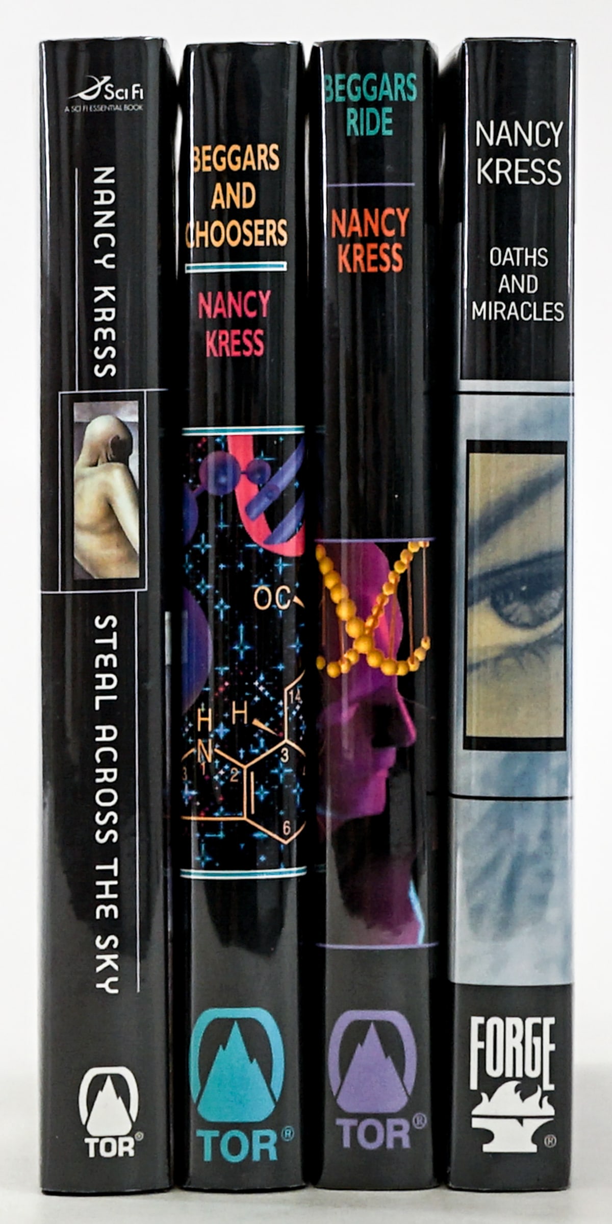 Nancy Kress SIGNED FIRST EDITIONS (4): All are signed (none are inscribed or personalized). For shipping purposes the lot measures 10 x 9 x 7 inches. Signed (Autographed) book/s and other material not including an LOA or COA offer no warra