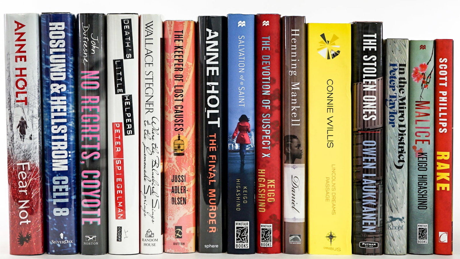 First Editions. Unsigned. (15): First Editions. Unsigned. (15) Books are in EX+/NM condition (Like-New). These books are from an odor free and smoke-free home. Book lot measures 17 x 13 x 7 inches for shipping purposes. Signed (Auto