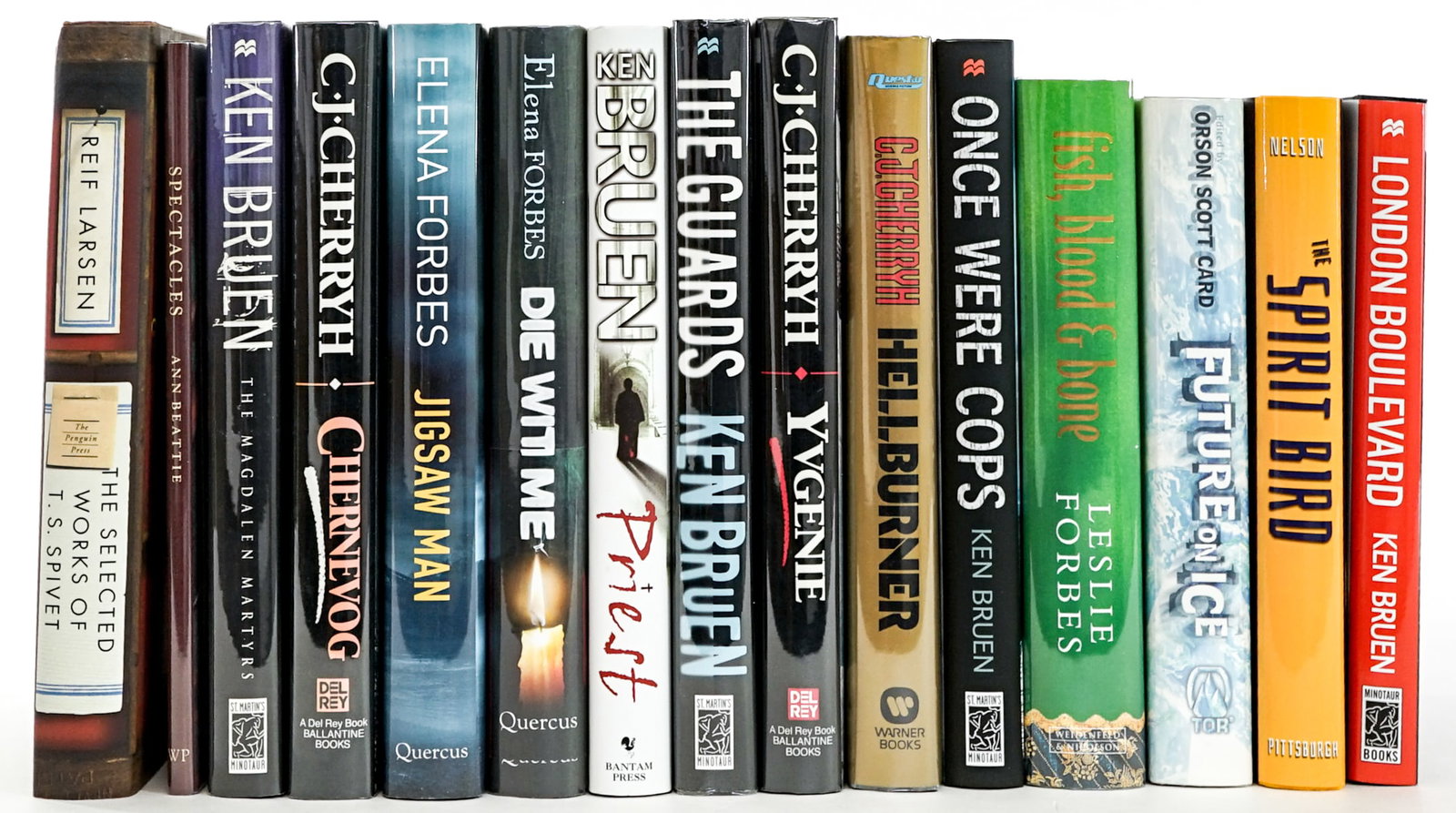 Author SIGNED First Editions (15): Author SIGNED First Editions. All are author signed, none are inscribed nor personalized. Books are in EX+/NM condition (Like-New). These books are from an odor free and smoke-free home. Book lot meas