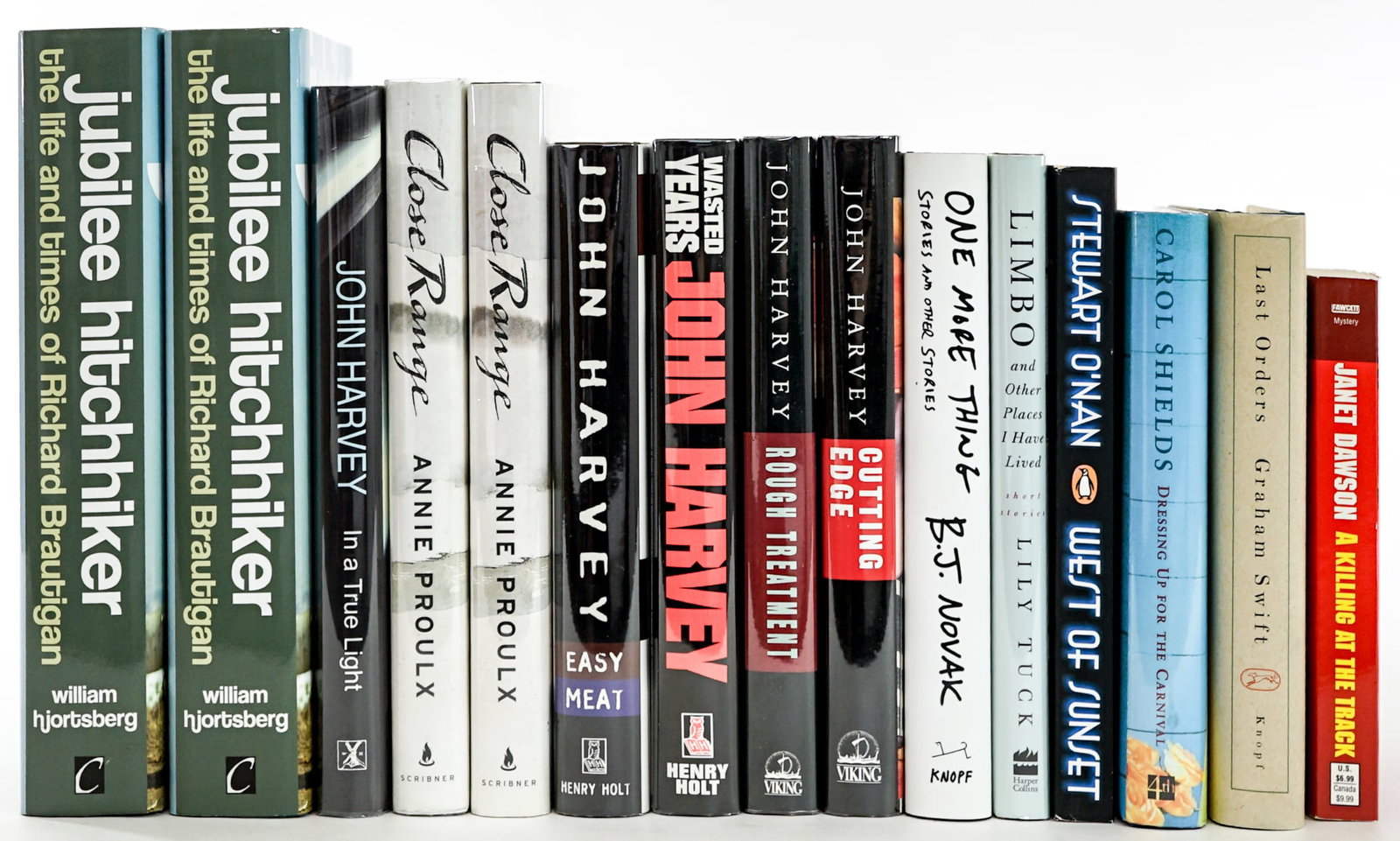 Author SIGNED First Editions (15): Author SIGNED First Editions. All are author signed, none are inscribed nor personalized. Books are in EX+/NM condition (Like-New). These books are from an odor free and smoke-free home. Book lot meas