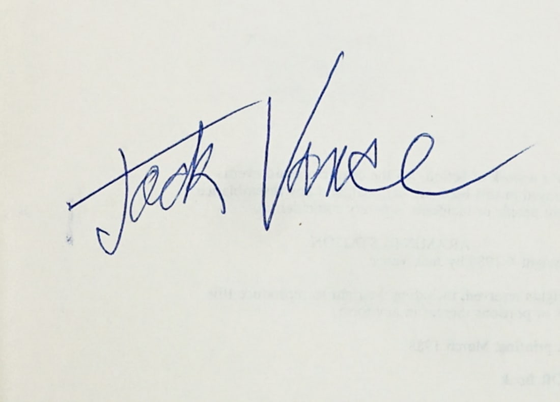 Jack Vance (2) Sci-Fi [1 SIGNED] - 9