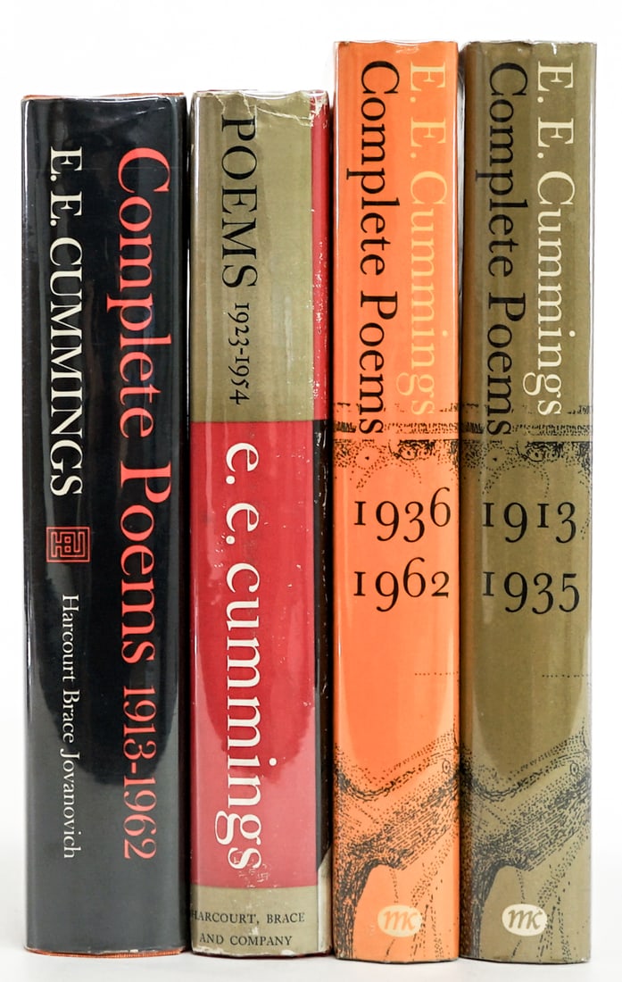 E. E. Cummings (4) Poetry Books (1 of 2)