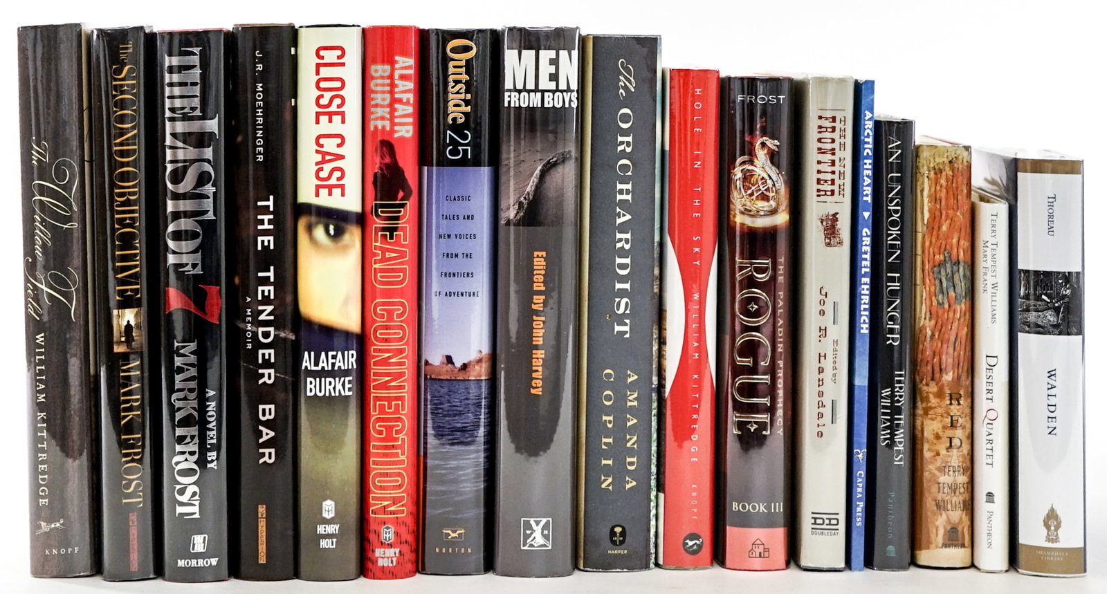 Author SIGNED First Editions (17): Author SIGNED First Editions. All are author signed, none are inscribed nor personalized. Books are in EX+/NM condition (Like-New). These books are from an odor free and smoke-free home. Book lot meas