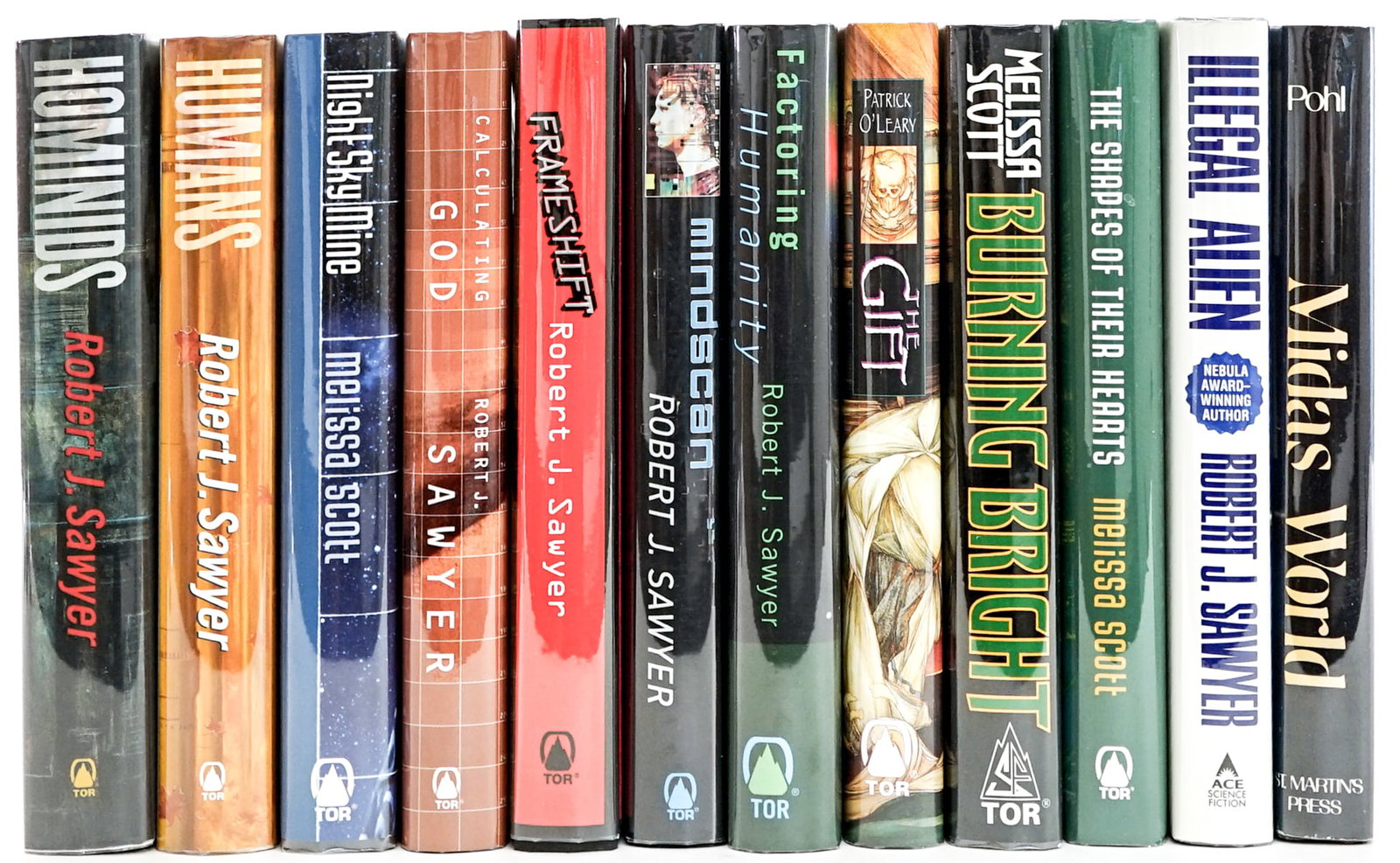 Science Fiction SIGNED First Editions (12): Author SIGNED First Editions. All are author signed, none are inscribed nor personalized. Books are in EX+/NM condition (Like-New). These books are from an odor free and smoke-free home. Book lot meas