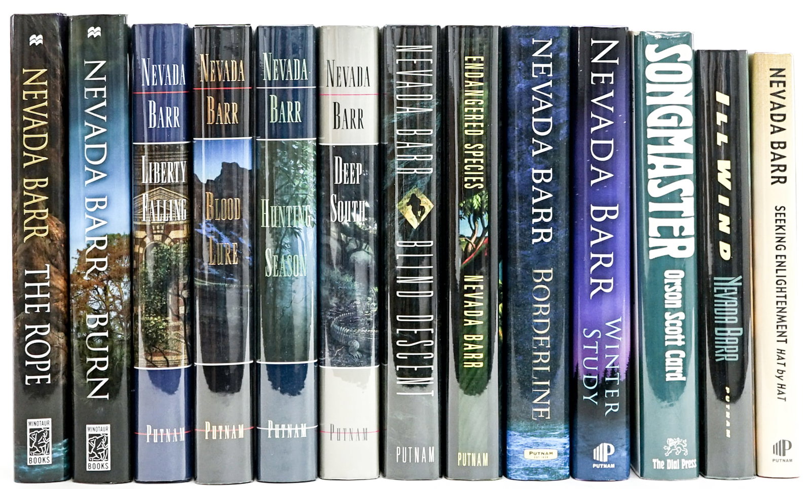 Author SIGNED First Editions (13): Author SIGNED First Editions. All are author signed, none are inscribed nor personalized. Books are in EX+/NM condition (Like-New). These books are from an odor free and smoke-free home. Book lot meas