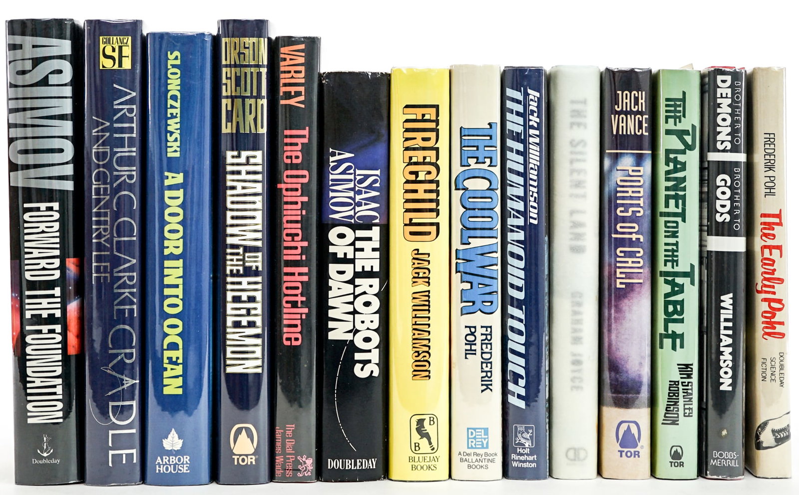 First Editions. Unsigned. (14).: First Editions. Unsigned. (14). Books are in EX+/NM condition. These books are from an odor free and smoke-free home. Book lot measures 17 x 13 x 7 inches for shipping purposes. Signed (Autographed) b