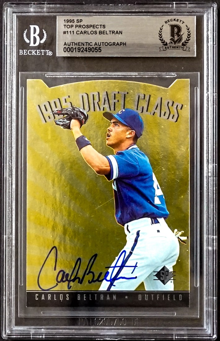 Carlos Beltran On Card SIGNED 1995 SP #111 (1 of 2)