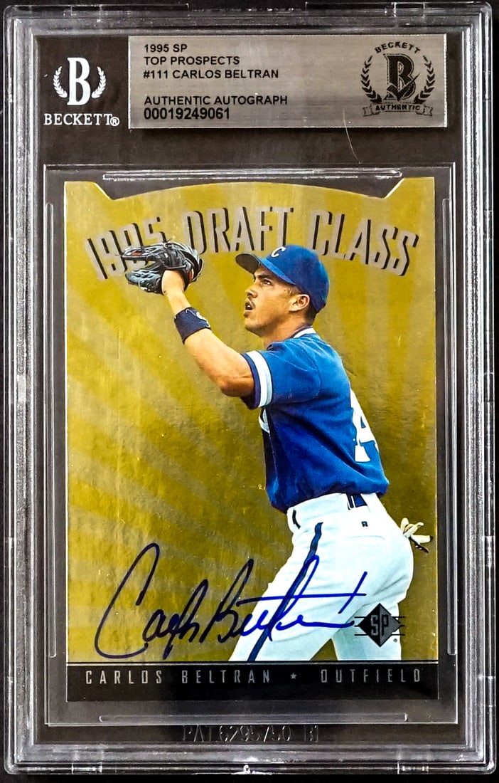 Carlos Beltran On Card SIGNED 1995 SP #111 (1 of 2)