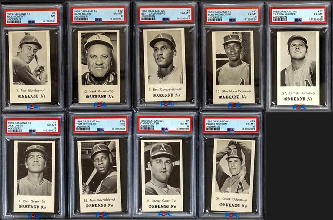 (9) 1969 Oakland A's Andersen (Jack in the Box) (1 of 19)