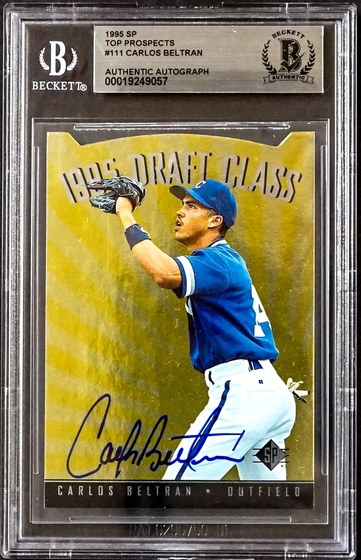 Carlos Beltran On Card SIGNED RC 1995 SP #111 (1 of 2)