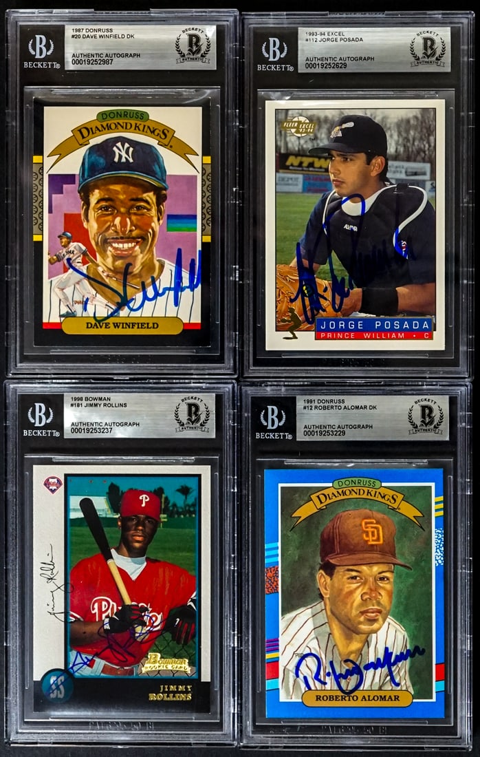 Jimmy Rollins, Jorge Posada, Dave Winfield, Alomar (1 of 9)