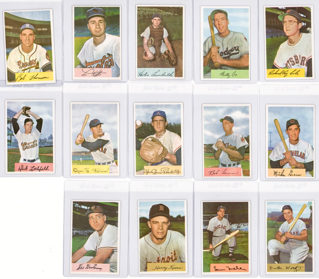 1954 Bowman Set Break NICE GROUP (14). (1 of 5)