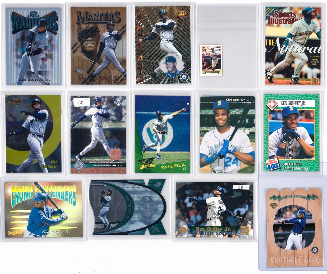 Ken Griffey, Jr. Baseball Cards (14) (1 of 2)