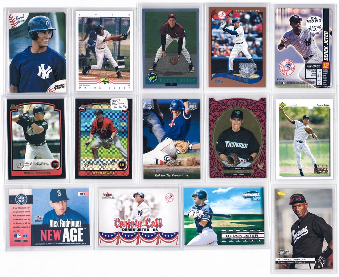 Derek Jeter & More Baseball Cards (14) (1 of 2)