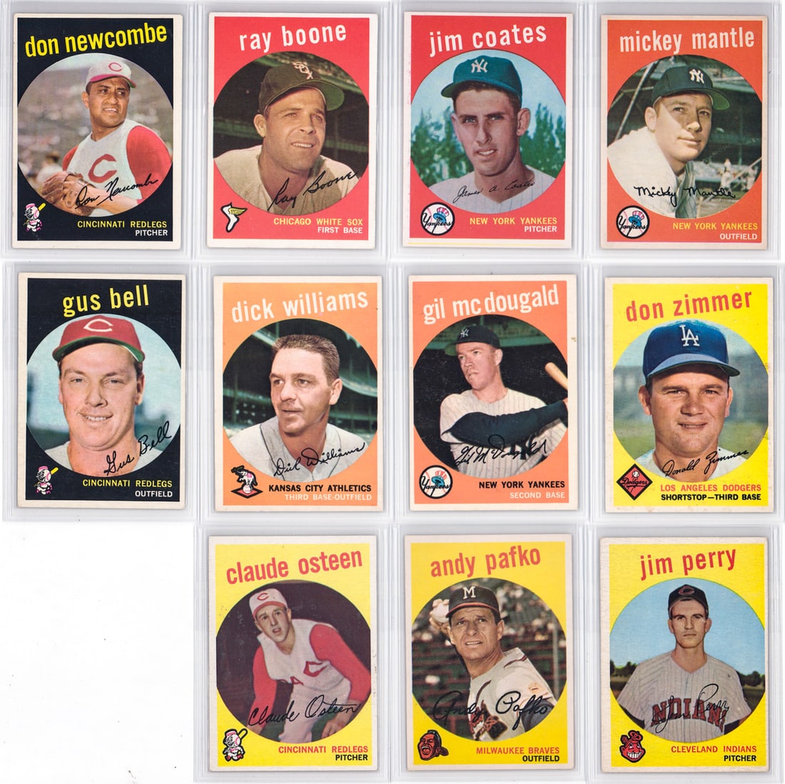 (11) 1959 Topps Baseball Cards (1 of 2)