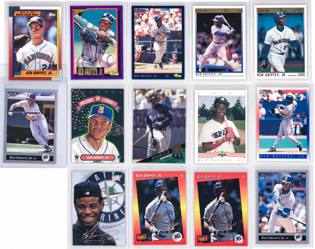 Ken Griffey, Jr. Baseball Cards (14) (1 of 2)