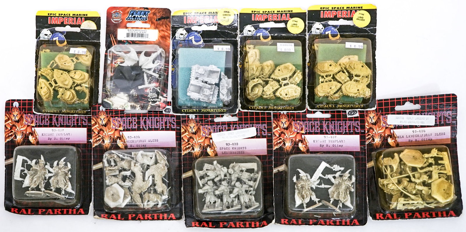 Ral Partha Space Knights MOC and more (10): Lot measures 10 x 8 x 10 in. for shipping purposes. The absence of a condition report does not imply that the lot is in perfect condition or completely free from wear and tear, imperfections, or the c