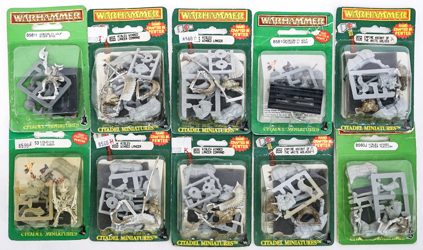 Warhammer Miniatures MOC (10): Lot measures 10 x 8 x 10 in. for shipping purposes. The absence of a condition report does not imply that the lot is in perfect condition or completely free from wear and tear, imperfections, or the c