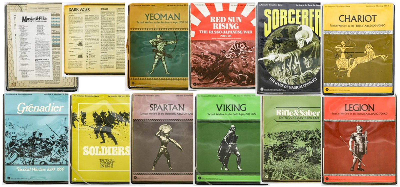 (12) 1970's Simulations TTRPG (1 of 13)