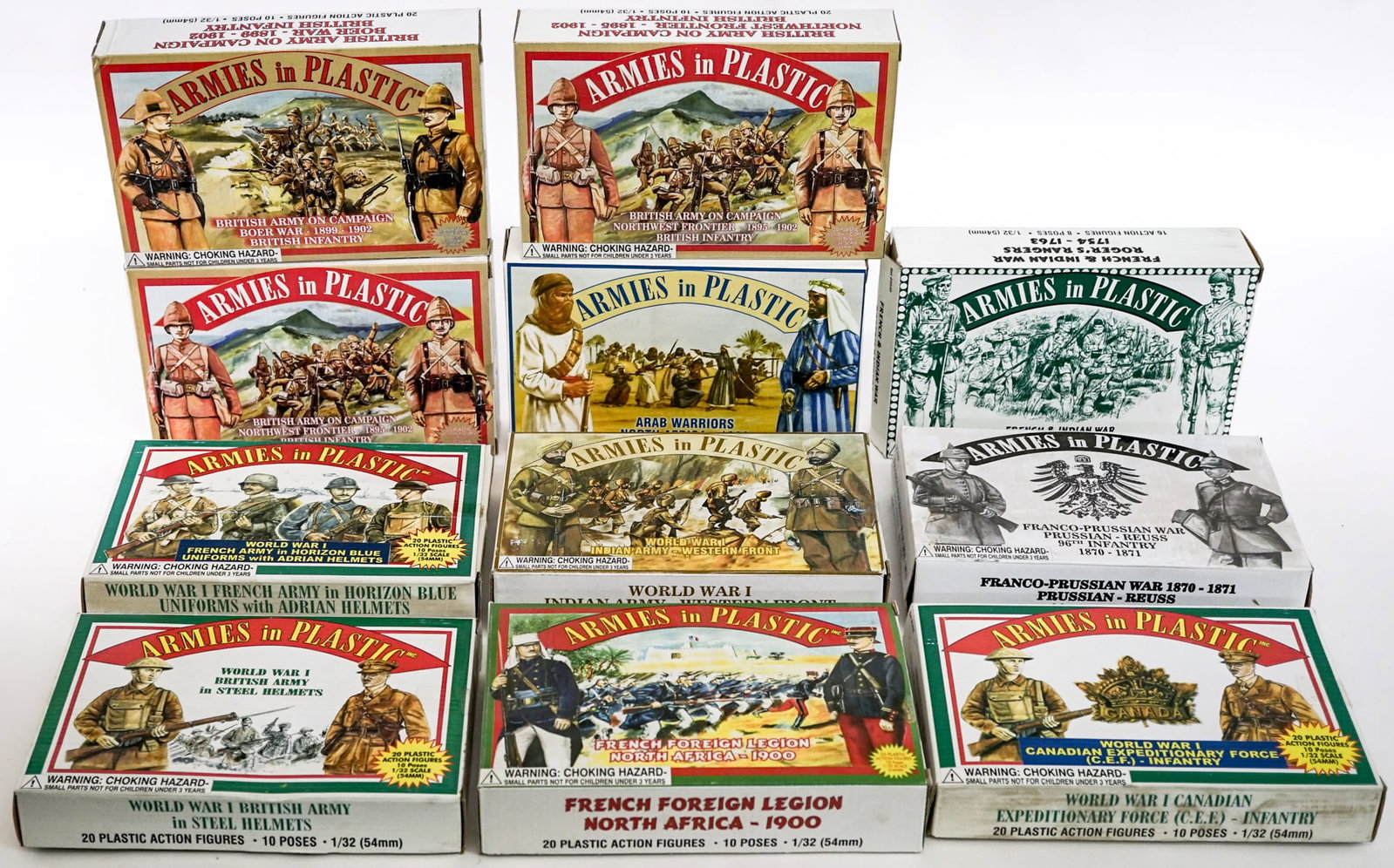 Armies in Plastic: Lot measures 17 x 13 x 11 in. for shipping purposes. The absence of a condition report does not imply that the lot is in perfect condition or completely free from wear and tear, imperfections, or the 