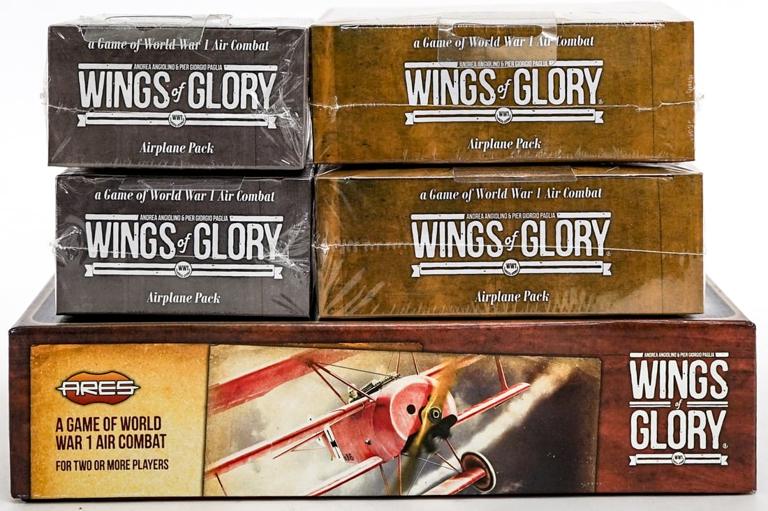 Wings of Glory MIB: Lot measures 6 x 12 x 9 in. for shipping purposes. The absence of a condition report does not imply that the lot is in perfect condition or completely free from wear and tear, imperfections, or the co