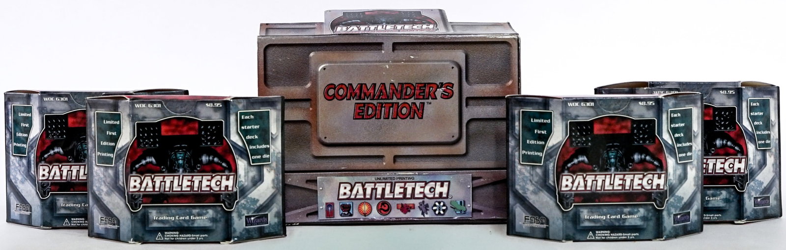 Battletech TCG: Lot measures 10 x 7 x 6 in. for shipping purposes. The absence of a condition report does not imply that the lot is in perfect condition or completely free from wear and tear, imperfections, or the co