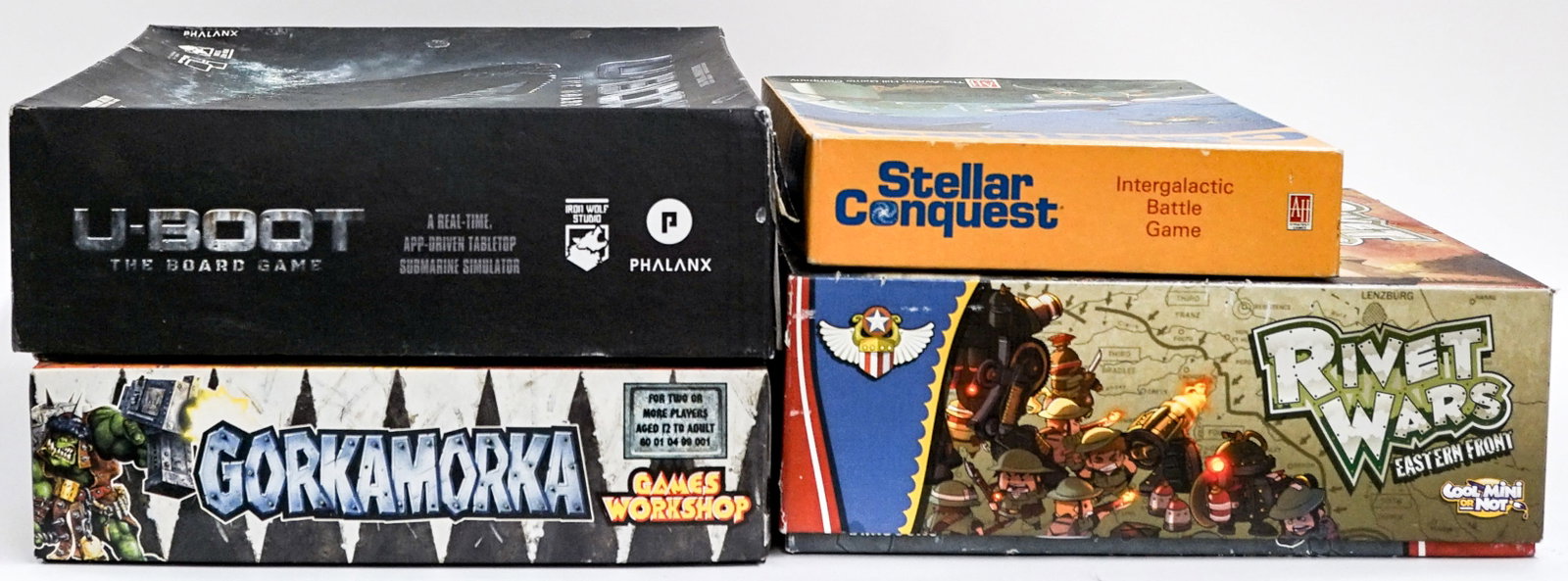 TTRPG Games (4): Lot measures 12 x 14 x 16 in. for shipping purposes. The absence of a condition report does not imply that the lot is in perfect condition or completely free from wear and tear, imperfections, or the