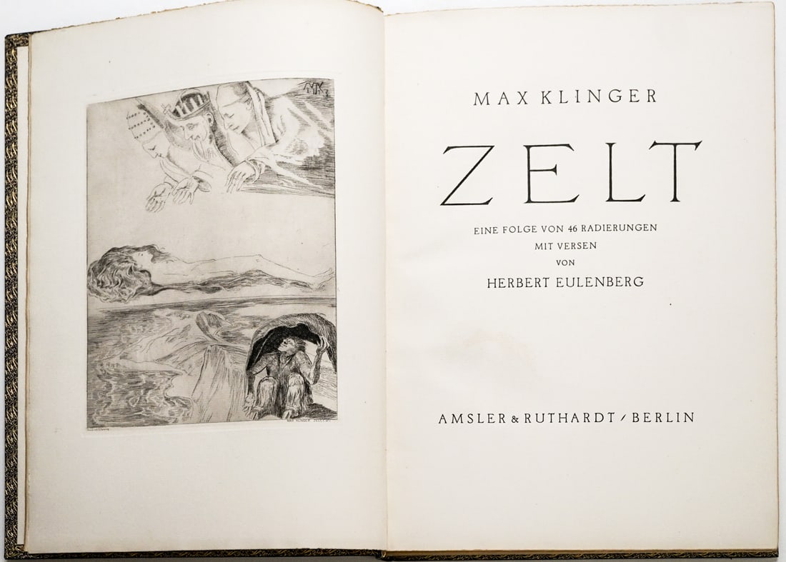 Max Klinger 1923 LTD ED Book [46 Etchings] (1 of 11)