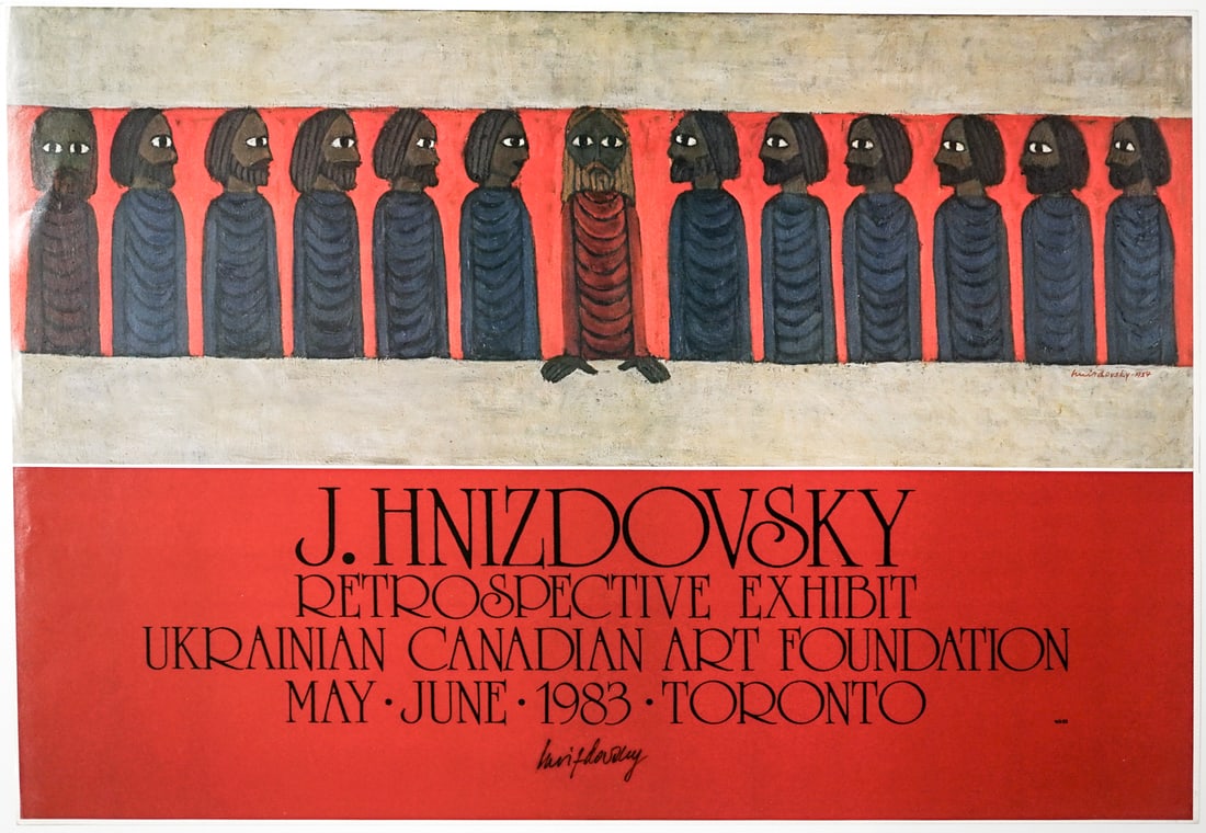 J. Hnizdovsky SIGNED Exhibition Poster (1 of 3)