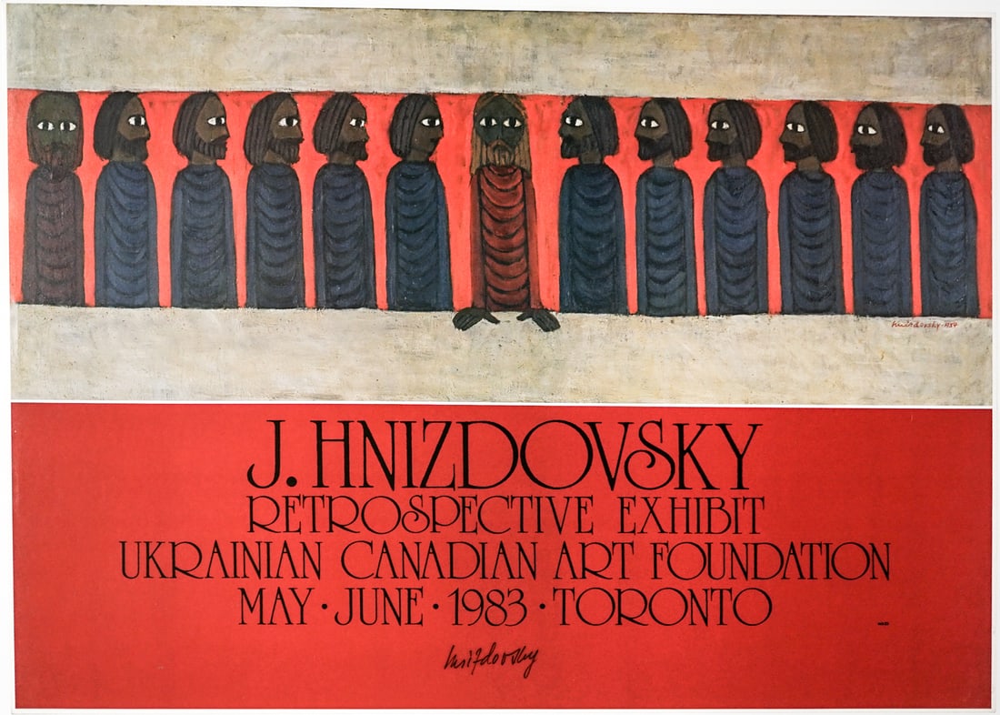 J. Hnizdovsky SIGNED Exhibition Poster (1 of 3)