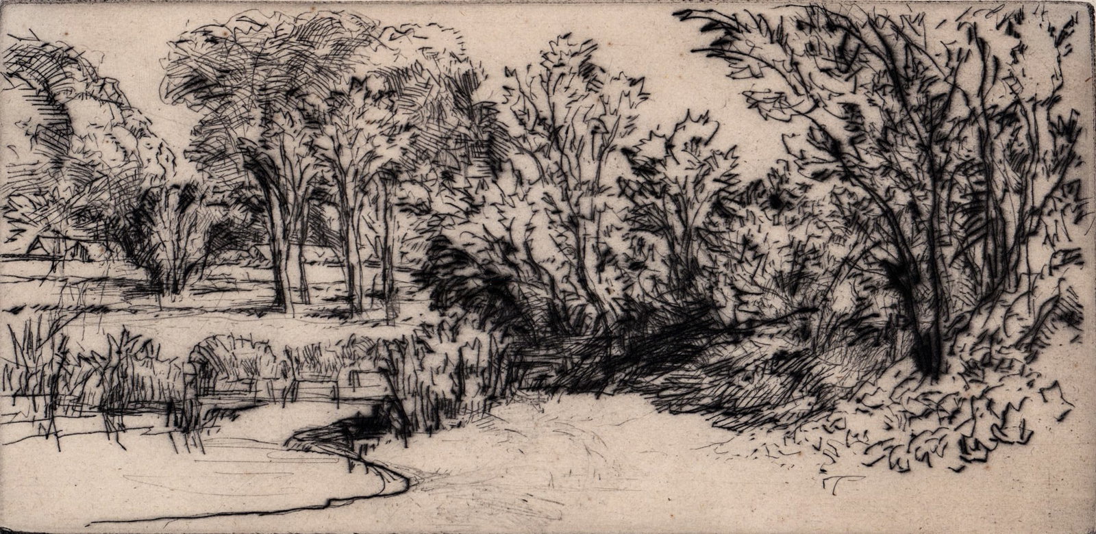 Sir Francis Seymour Haden 1896 Drypoint (1 of 4)