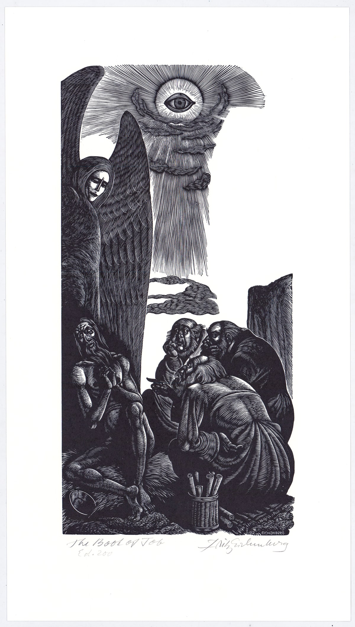 Fritz Eichenberg (10) SIGNED Wood Engravings - 3