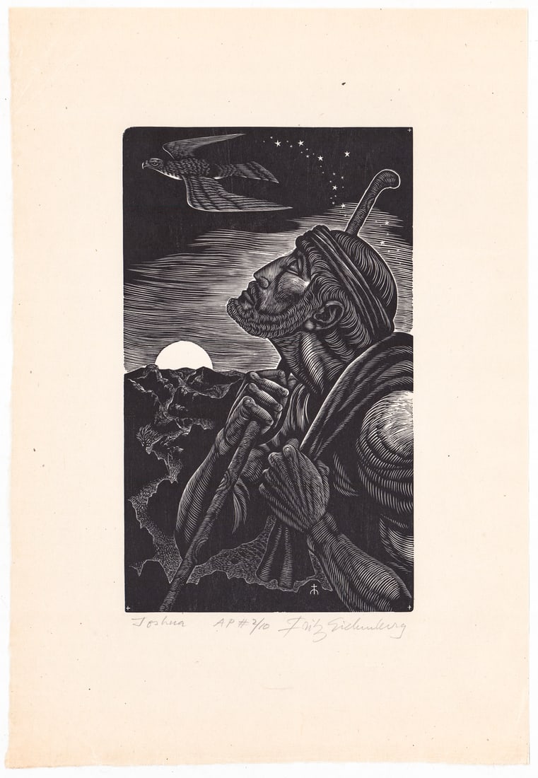 Fritz Eichenberg (10) SIGNED Wood Engravings - 4