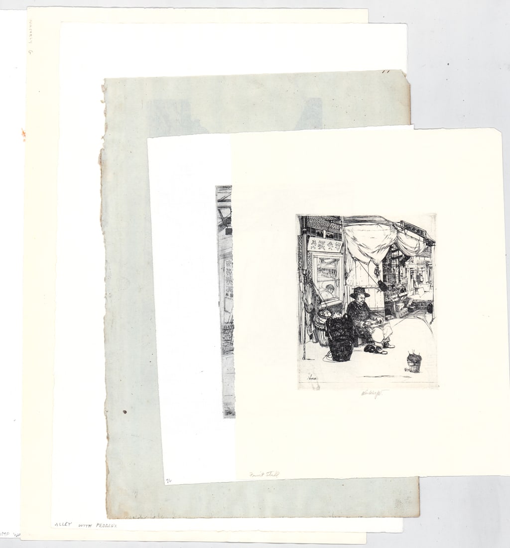 John Winkler (6) Etchings SIGNED [SF Streets] (1 of 7)