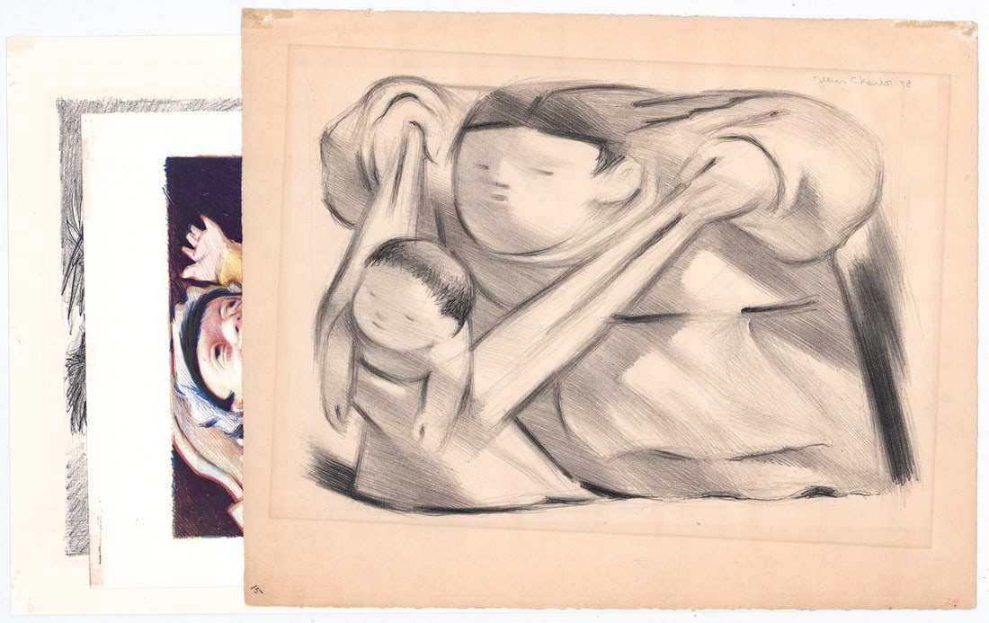 Jean Charlot (3) SIGNED Lithographs (1 of 4)