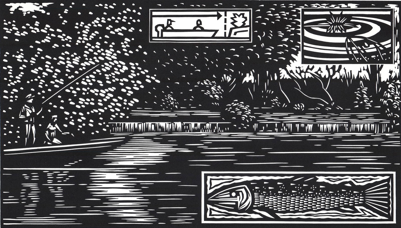 Dennis Cunningham Linocut SIGNED #2/33 (1 of 5)