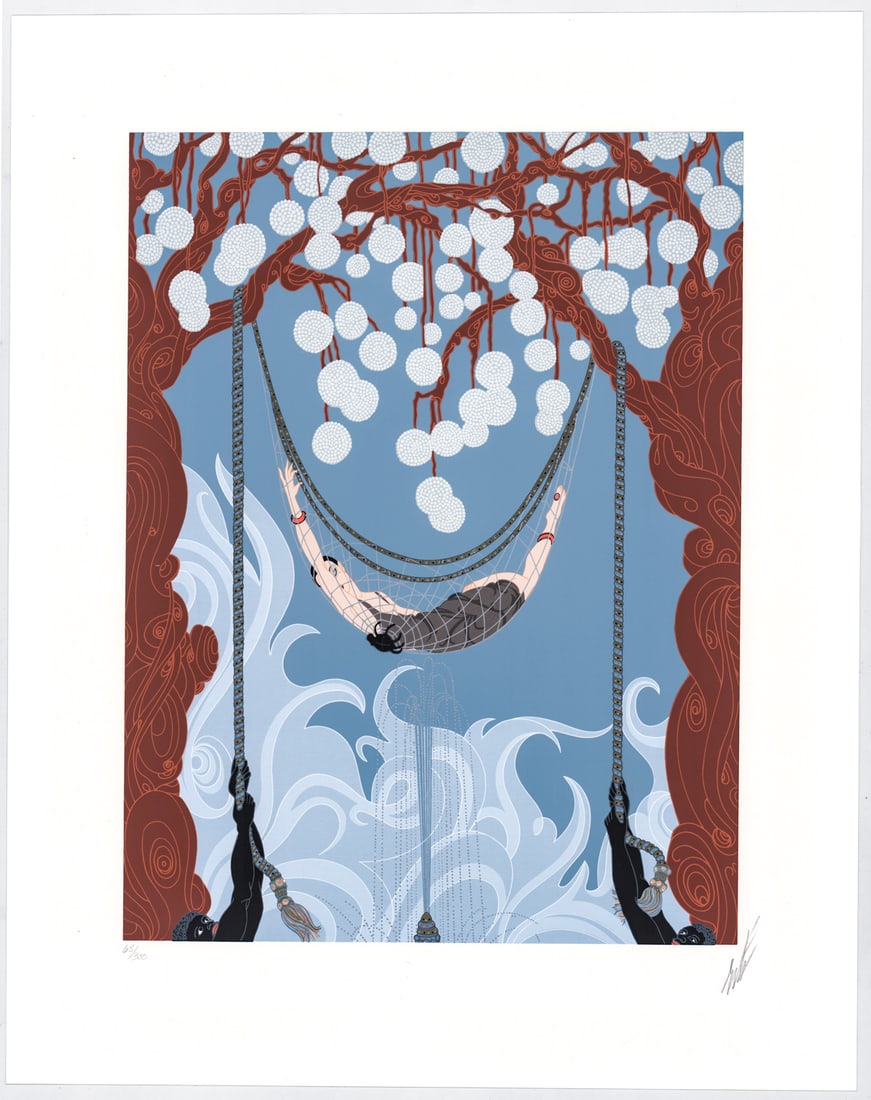 Erte SIGNED Serigraph 'Spider Web' #65/300 - 2