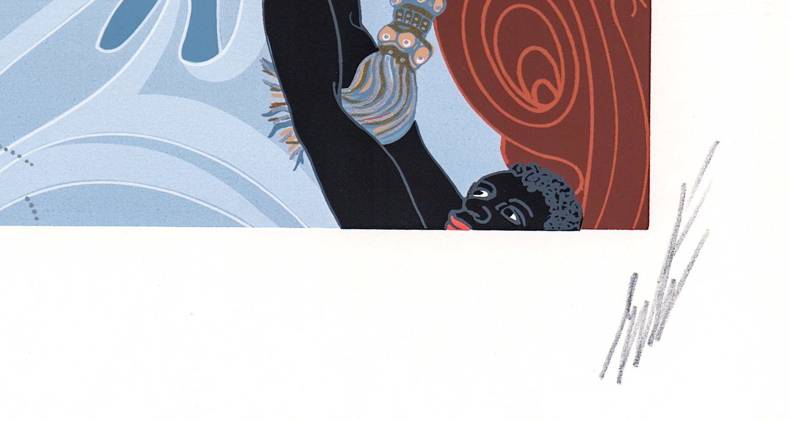 Erte SIGNED Serigraph 'Spider Web' #65/300 - 3