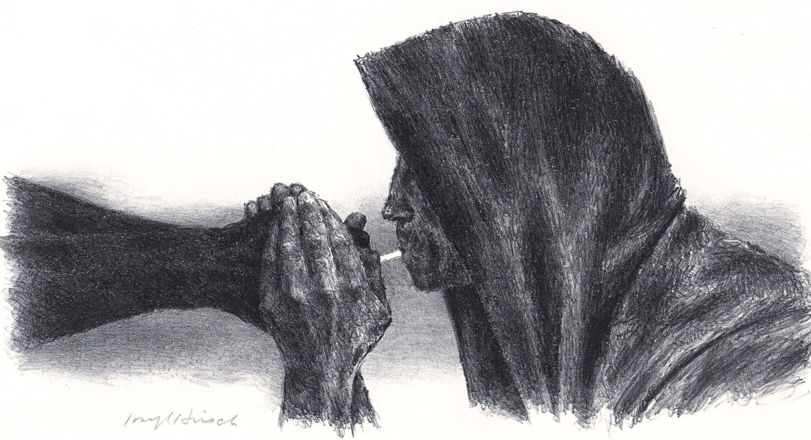 Joseph Hirsch SIGNED Litho 1954 The Survivor AAA (1 of 4)