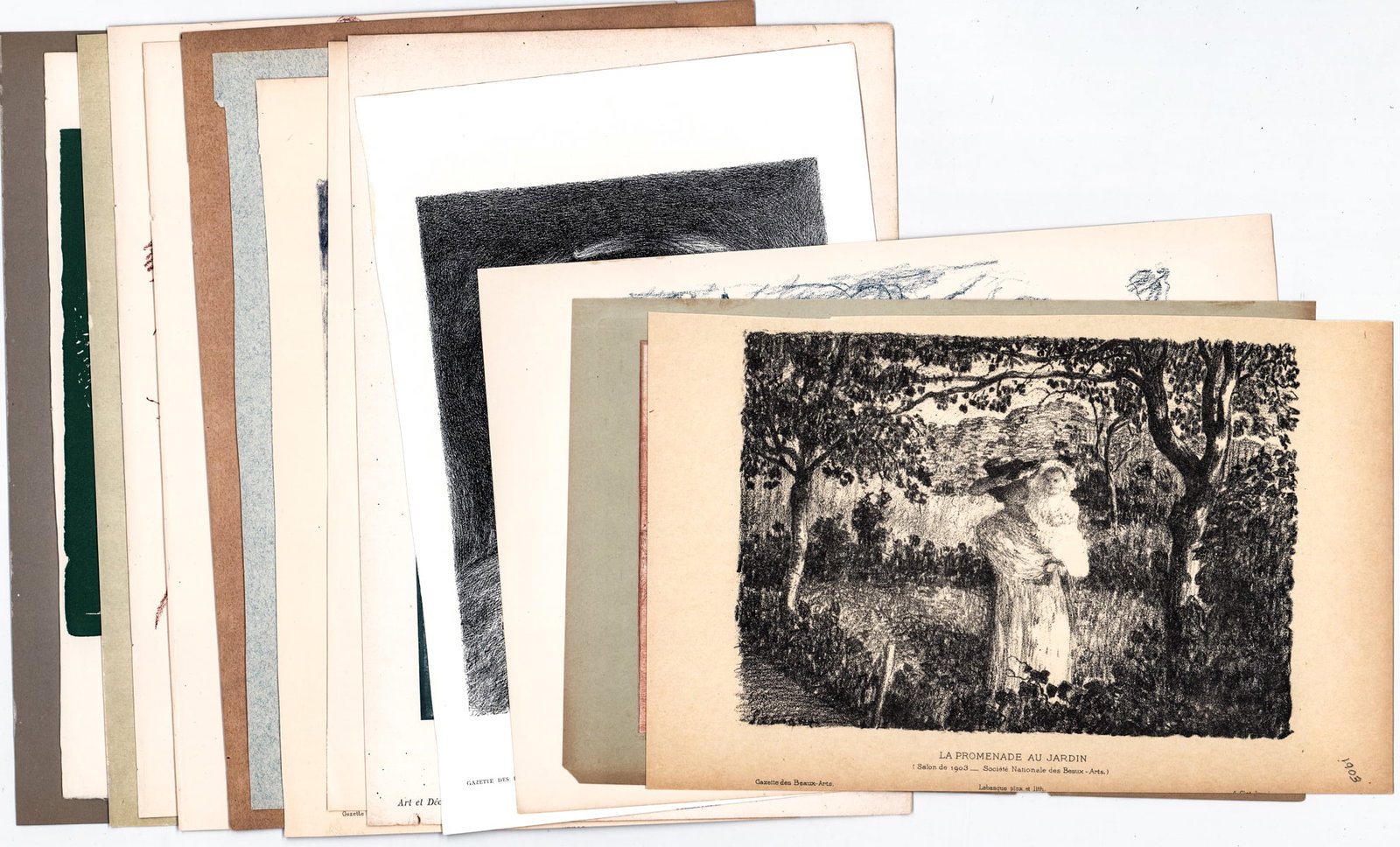 Antique / Vintage (14) Prints [People; Ships] (1 of 15)